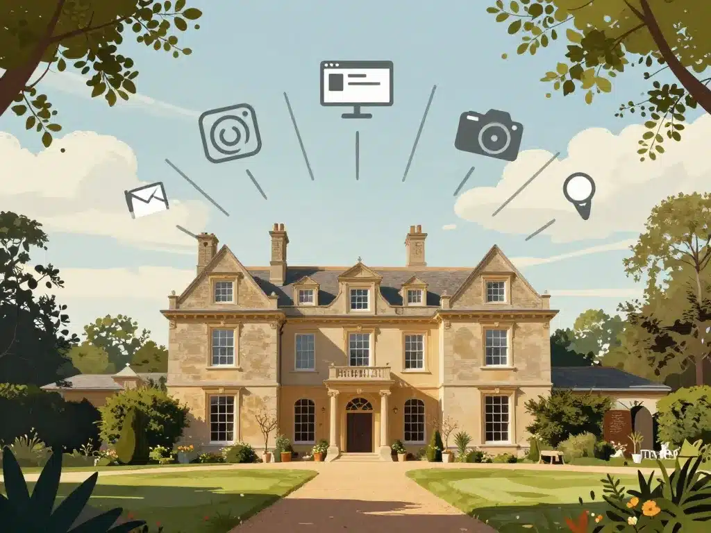 belledemeure illustration marketing digital maison historique