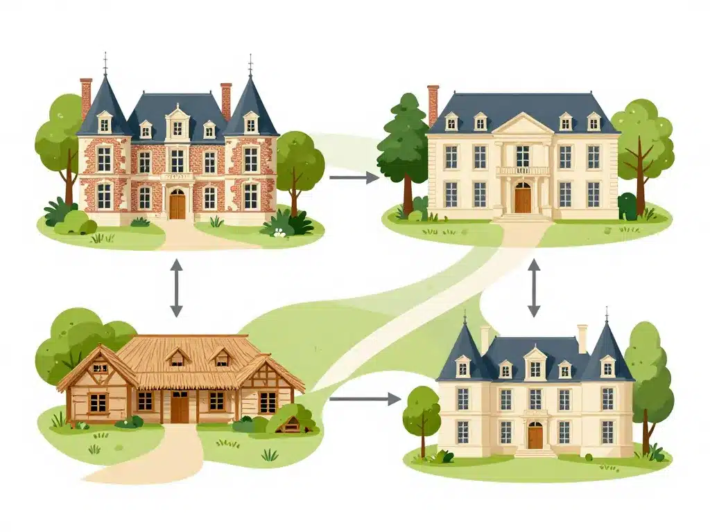belledemeure diagramme maison de maître manoir château