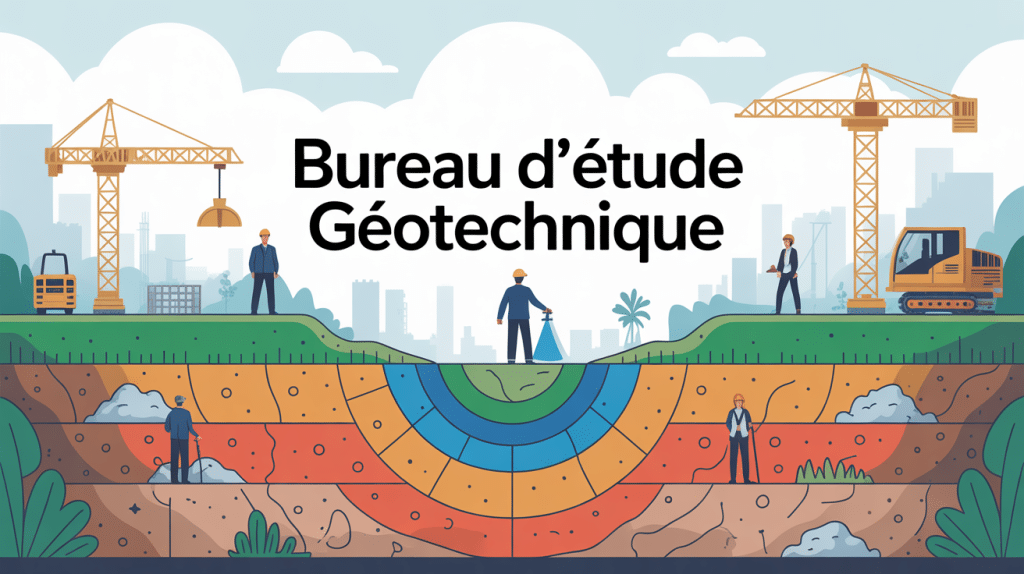 bureau d'étude géotechnique étude de sol fondations terrain