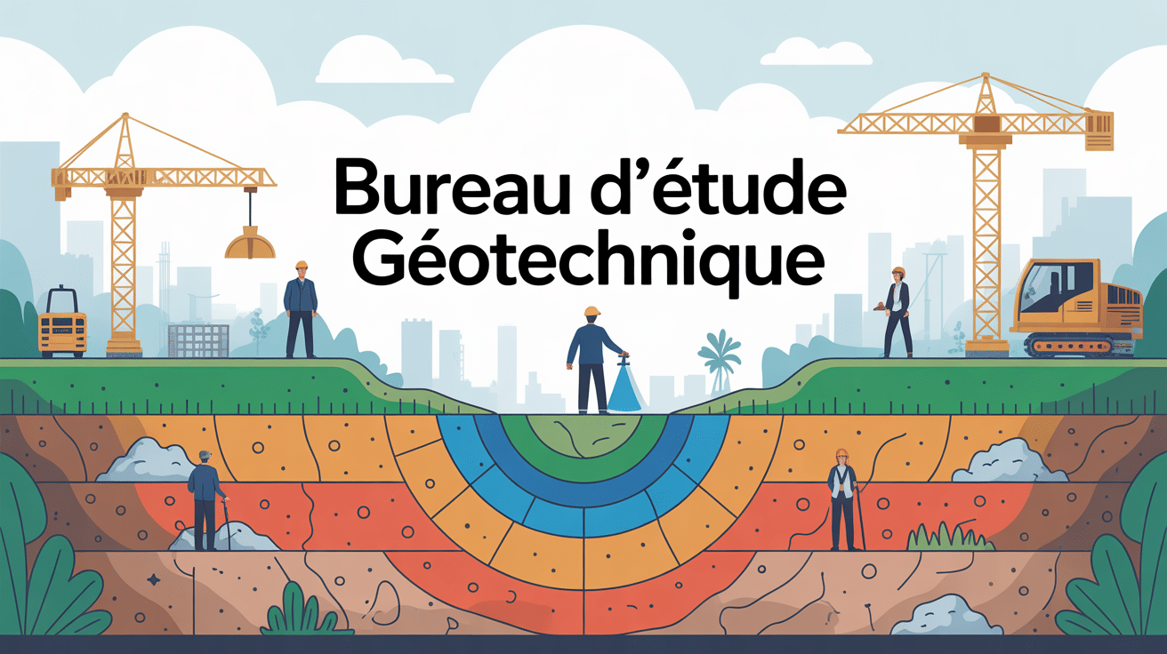 bureau d'étude géotechnique étude de sol fondations terrain