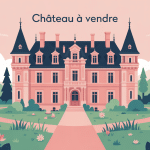 Chateau a vendre illustration rêve et investissement