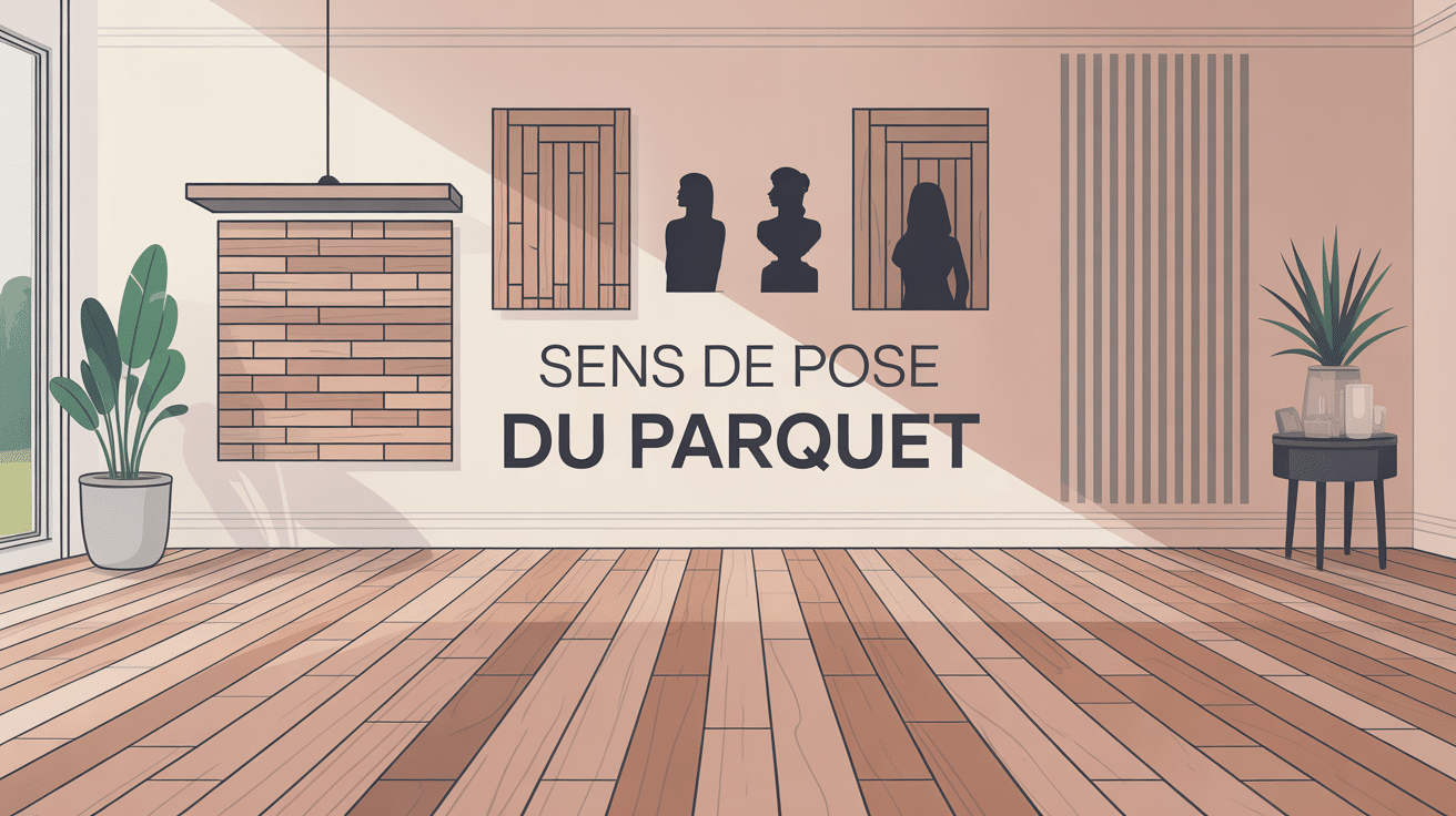 dans quel sens poser le parquet visuel harmonieux