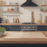 entretien plan de travail bois cuisine moderne