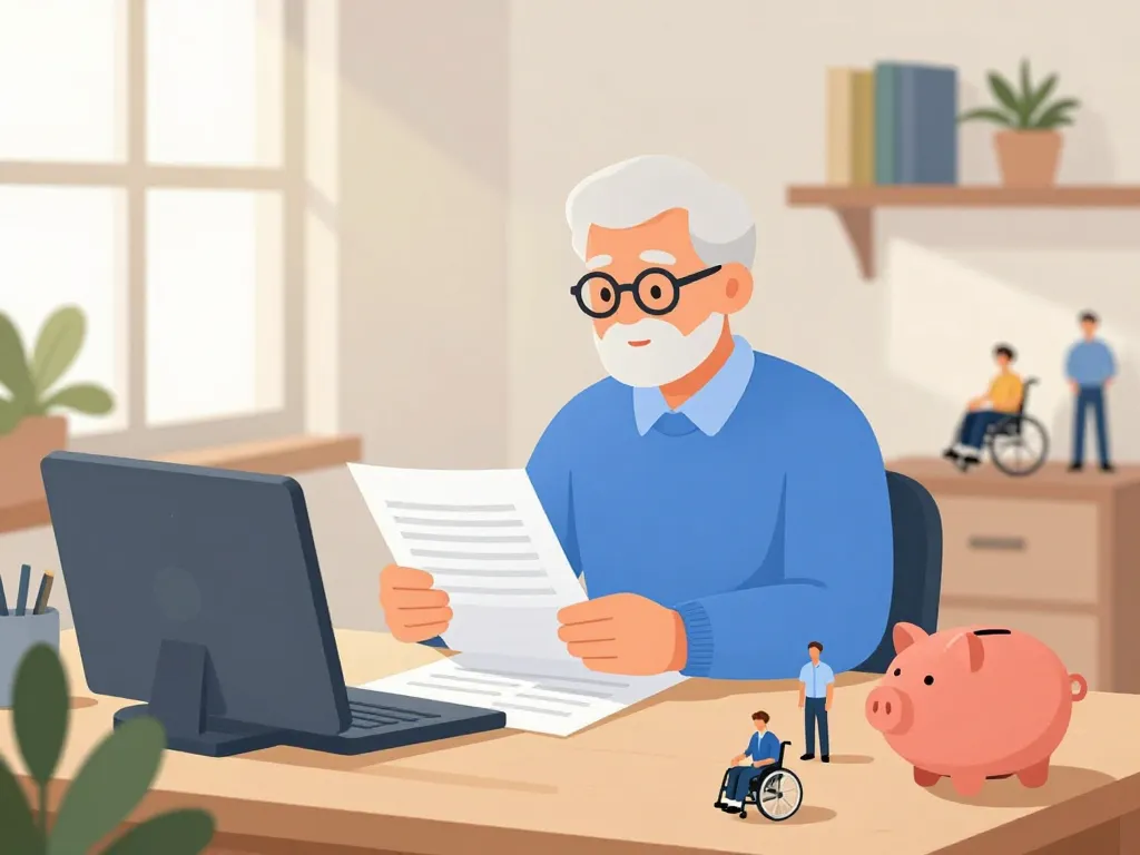 illustration locataire de plus de 65 ans gestion loyer et adaptation