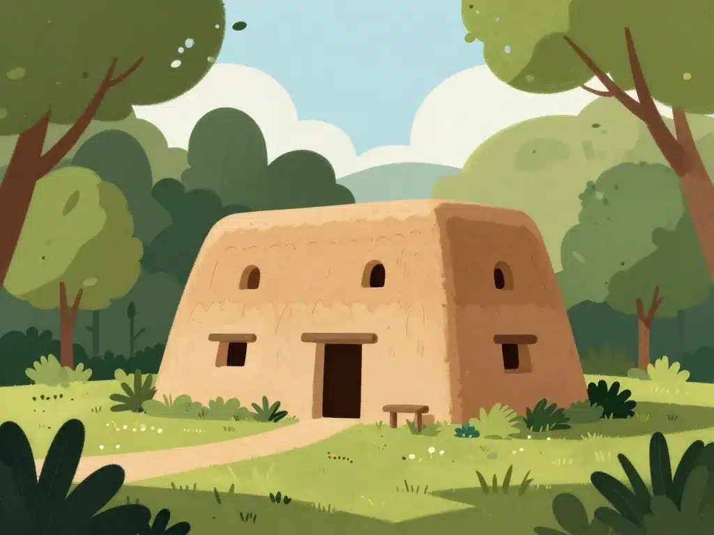 Maison en torchis au cœur de l’écologie et bien-être