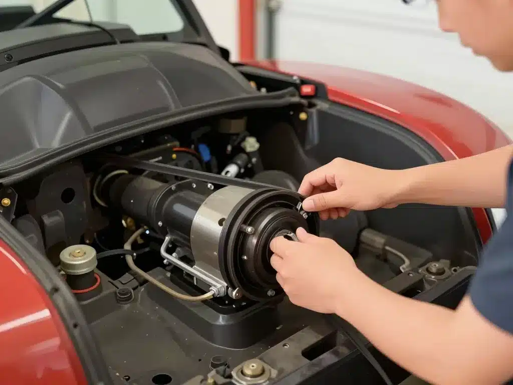 problème enclenchement lame tracteur tondeuse diagnostic visuel