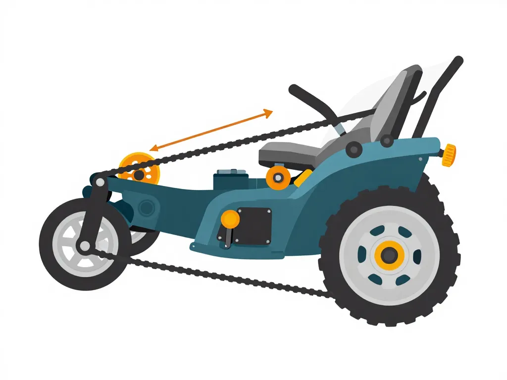 problème enclenchement lame tracteur tondeuse diagramme engrenages courroies