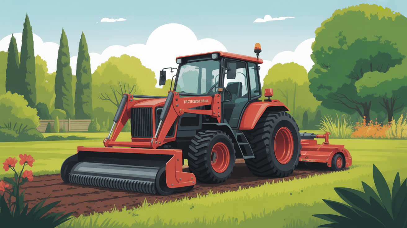 problème enclenchement lame tracteur tondeuse illustration mécanique