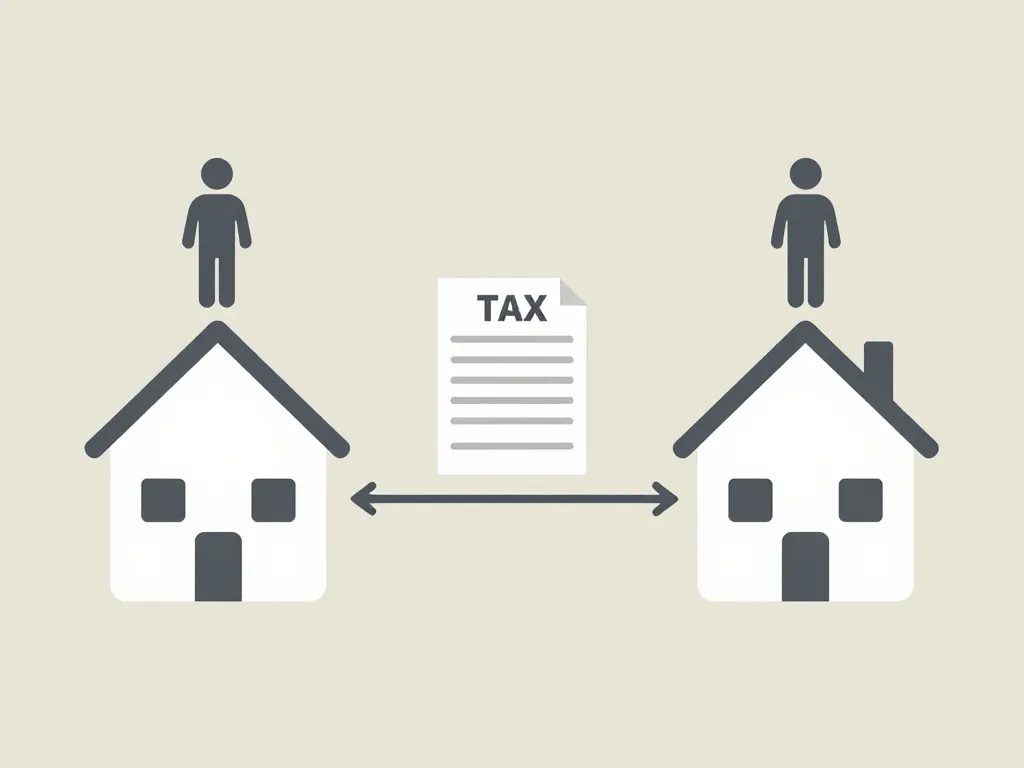 diagramme qui paye la taxe foncière en cas de vente propriétaire acheteur