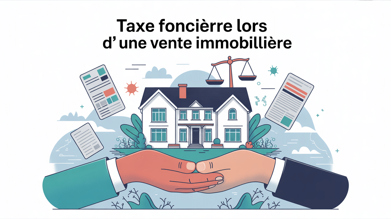 illustration qui paye la taxe foncière en cas de vente