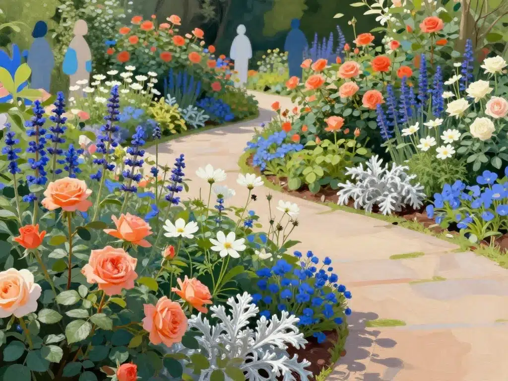 rosa super star massif perennials couleurs