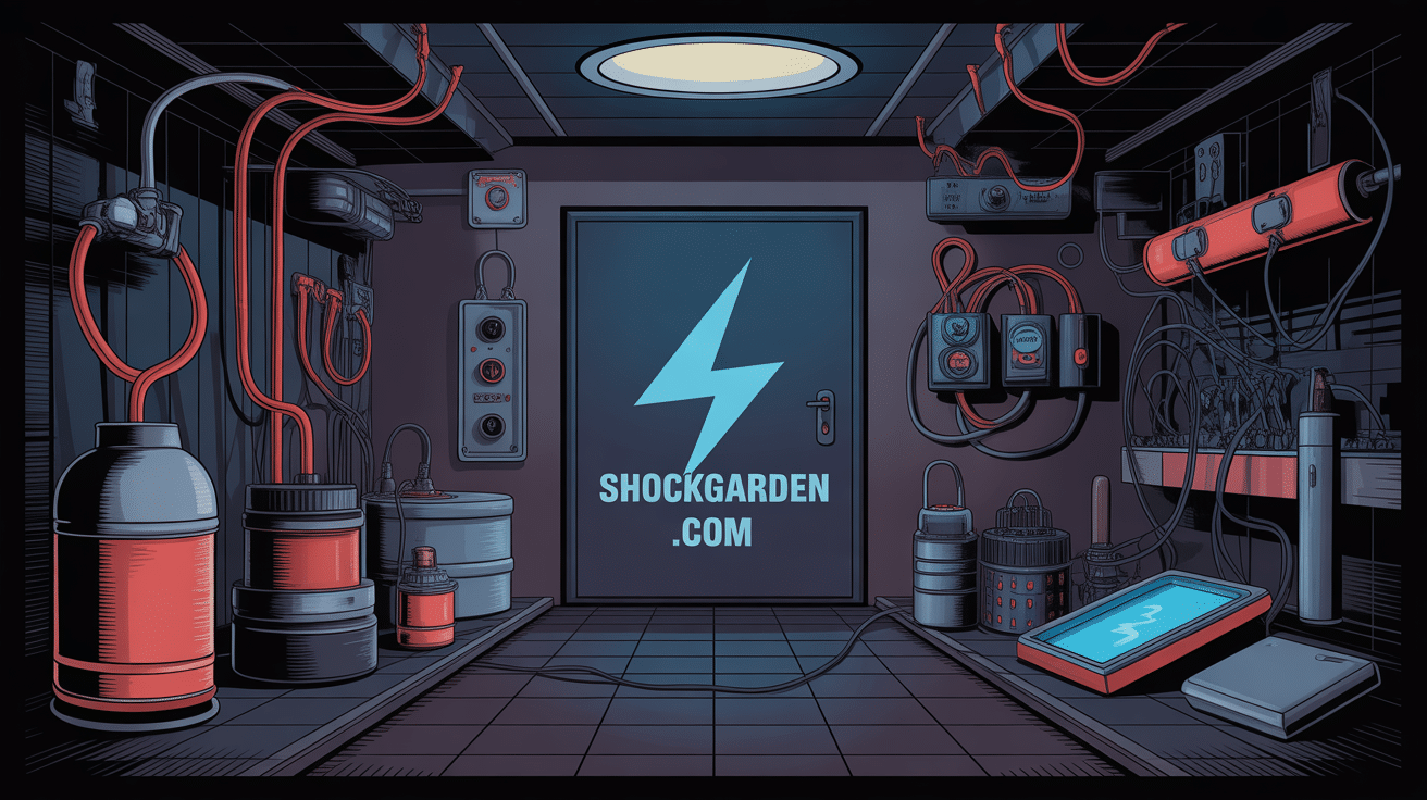 illustration shockgarden.com électrostimulation BDSM