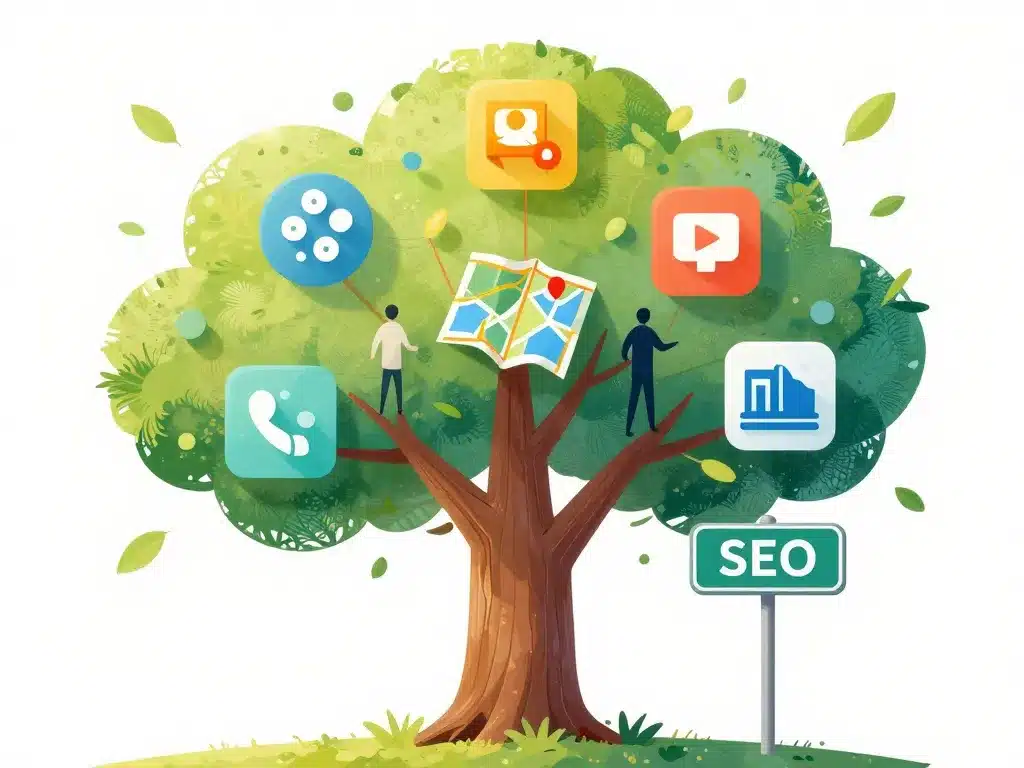 Stratégie SEO locale rue des prés