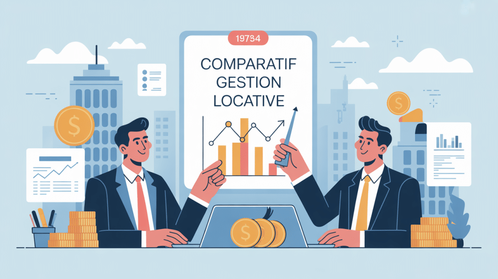 tarif gestion locative : comparatif visuel entre gestionnaires et tarifs