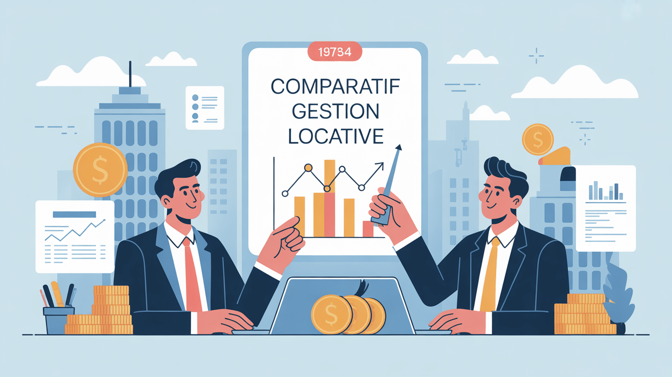 tarif gestion locative : comparatif visuel entre gestionnaires et tarifs