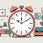 illustration tic tac horloge décorative et apaisante