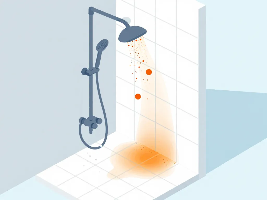diagramme des causes trace orange douche