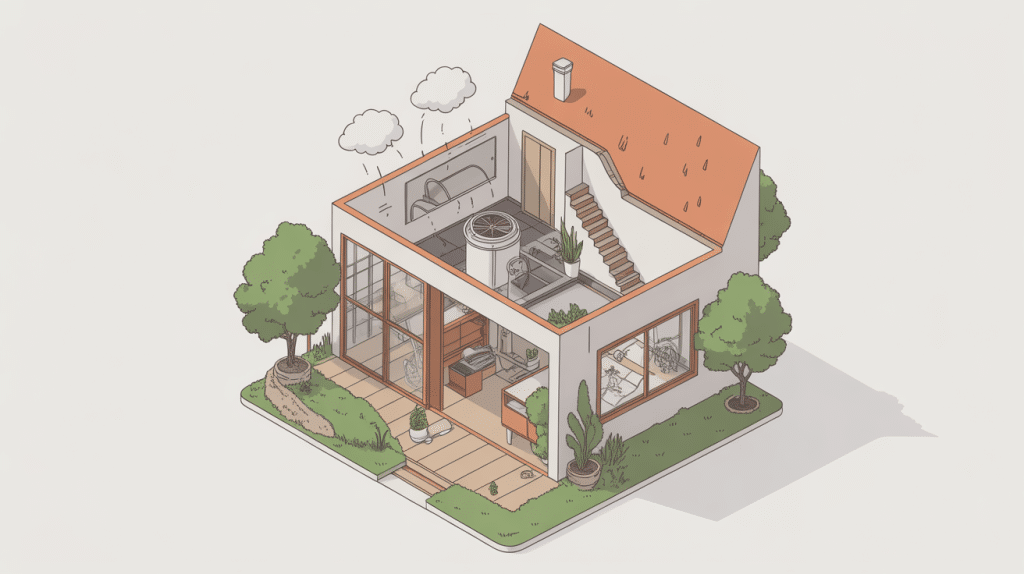 vmc simple flux schéma éléments principaux