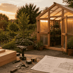 plan serre en bois pdf gratuit sur table dans potager