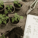 à combien de feuilles repiquer les tomates sur table de jardin