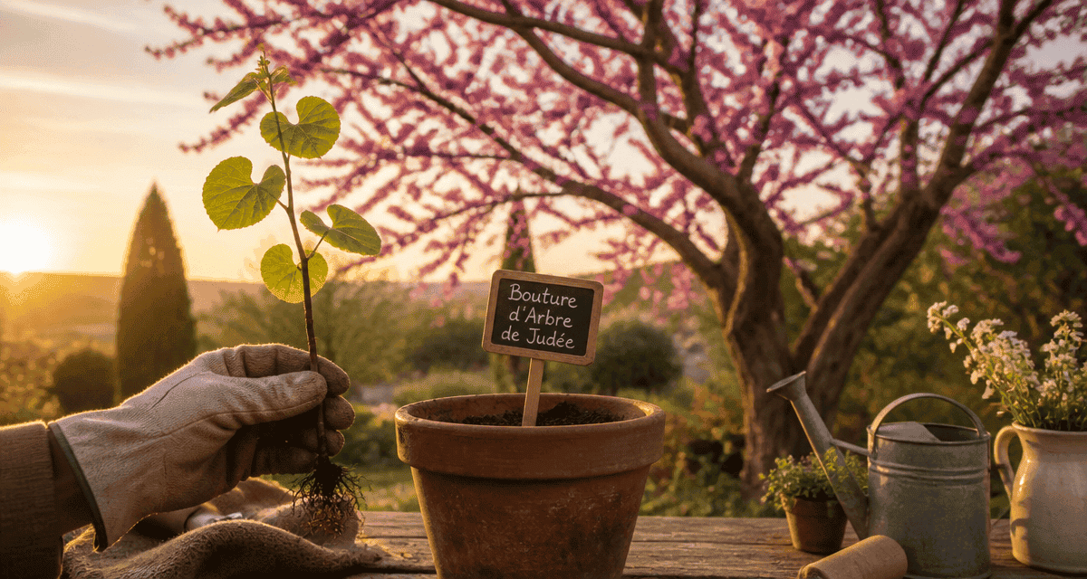 bouture arbre de judée prête à planter