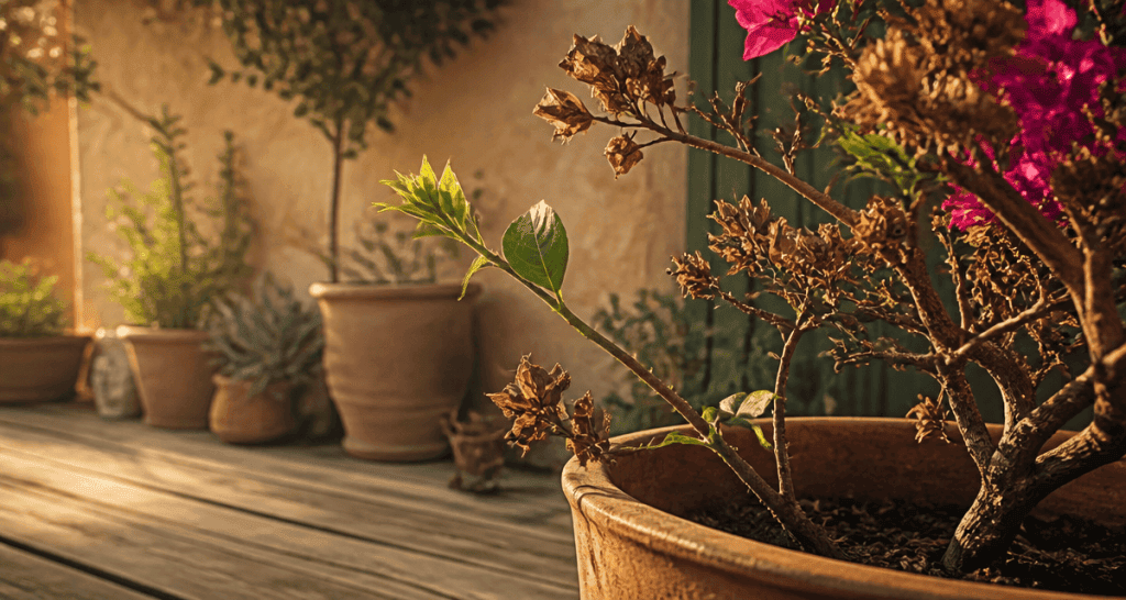 comment faire revivre un bougainvillier en convalescence sur terrasse