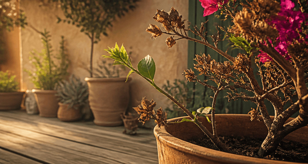 comment faire revivre un bougainvillier en convalescence sur terrasse