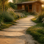 dalle allee de jardin en pierre naturelle