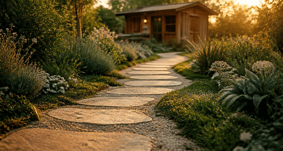 dalle allee de jardin en pierre naturelle