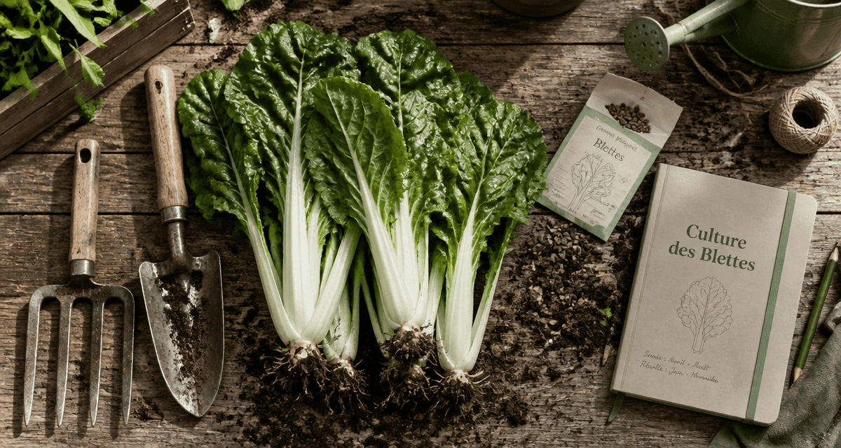 quand planter les blettes en pleine terre, outils et récolte