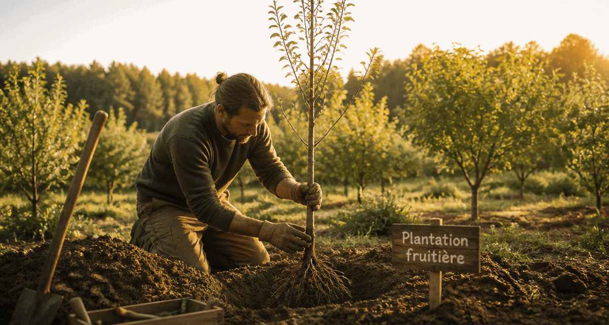 quand planter un arbre fruitier jeune pommier jardinier
