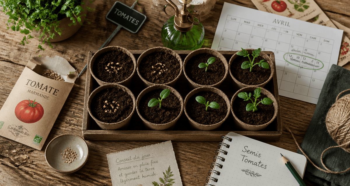 quand semer graines de tomates godets et calendrier