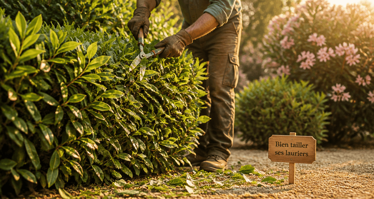 quand tailler laurier jardinier taille haie