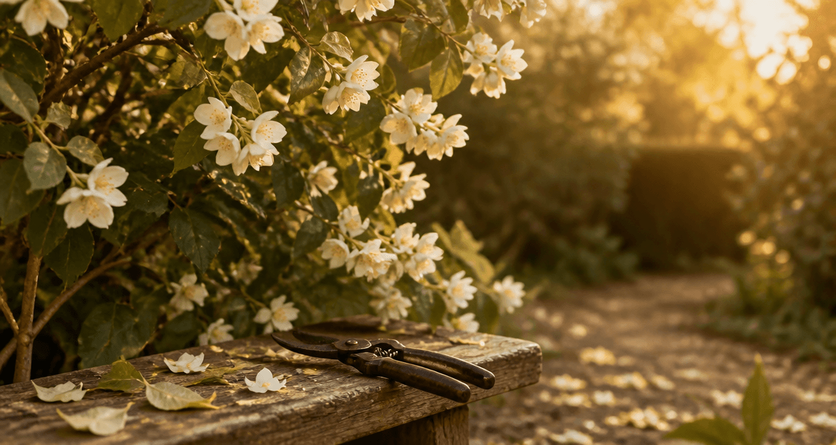 quand tailler le seringat en fleurs au jardin