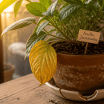 que faire quand les feuilles jaunissent sur plante d’intérieur