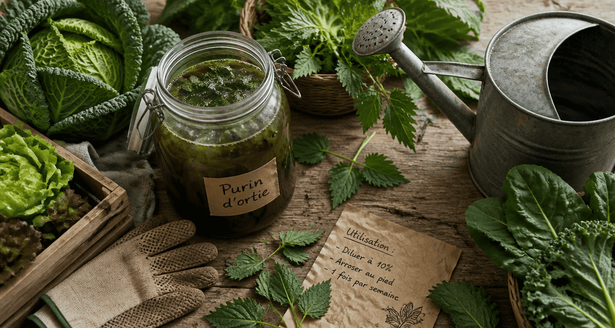 que peut on arroser avec du purin d'ortie légumes feuilles