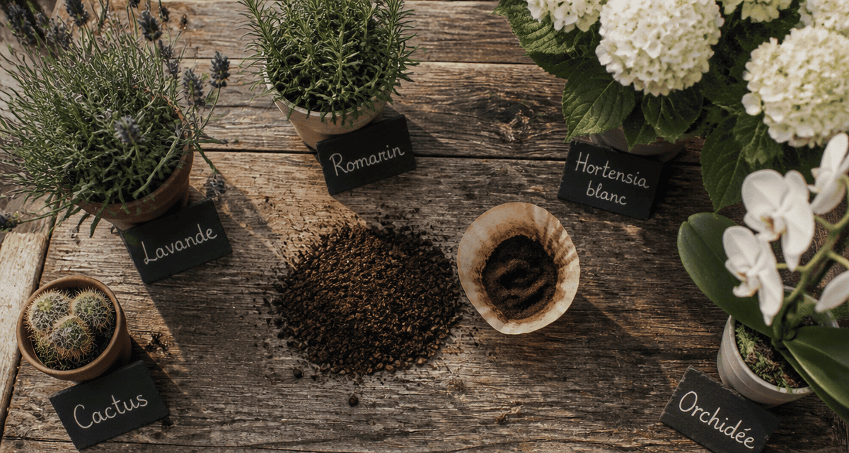 quelles plantes n'aiment pas le marc de café en pot