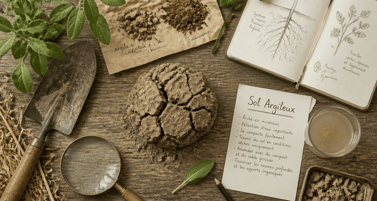 Sol argileux avantages inconvénients outils jardinage