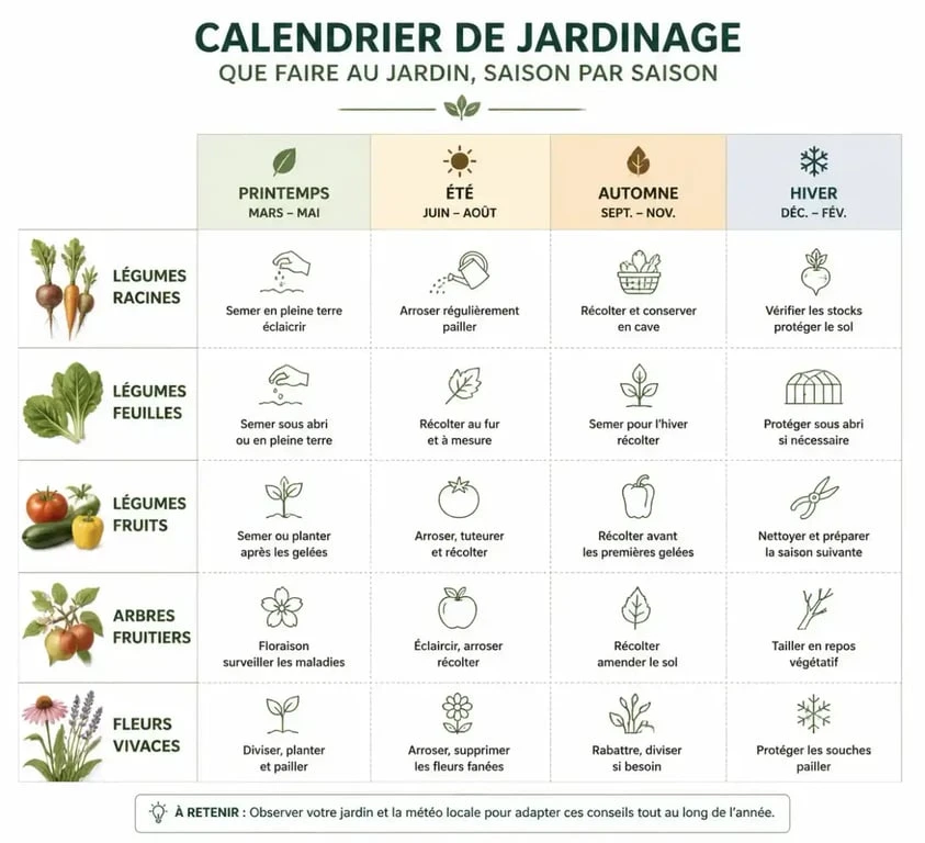 Calendrier de jardinage : que planter dans le jardin en ce moment