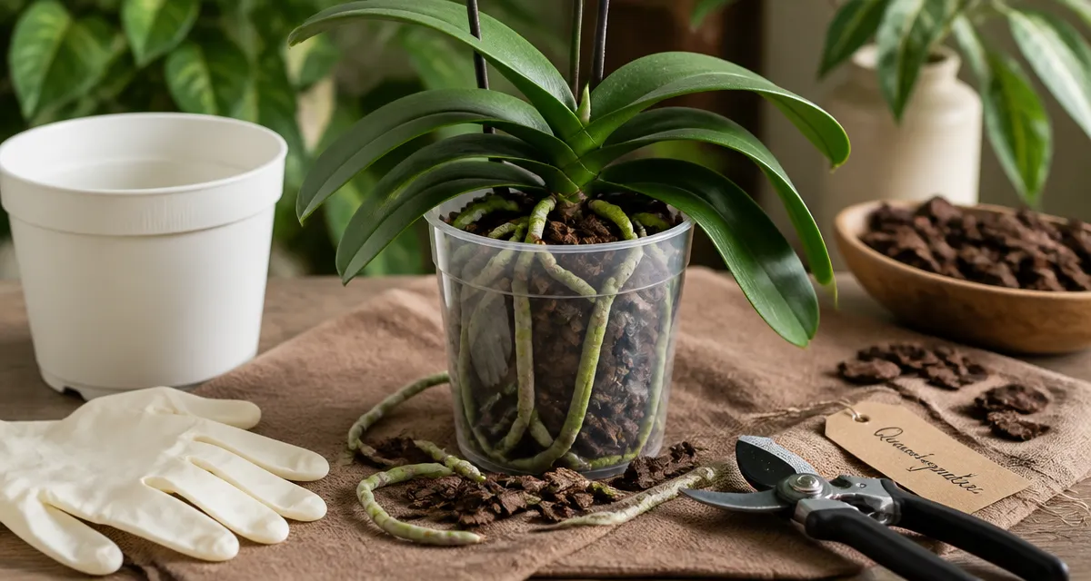 Quand rempoter une orchidée : pot, racines et substrat