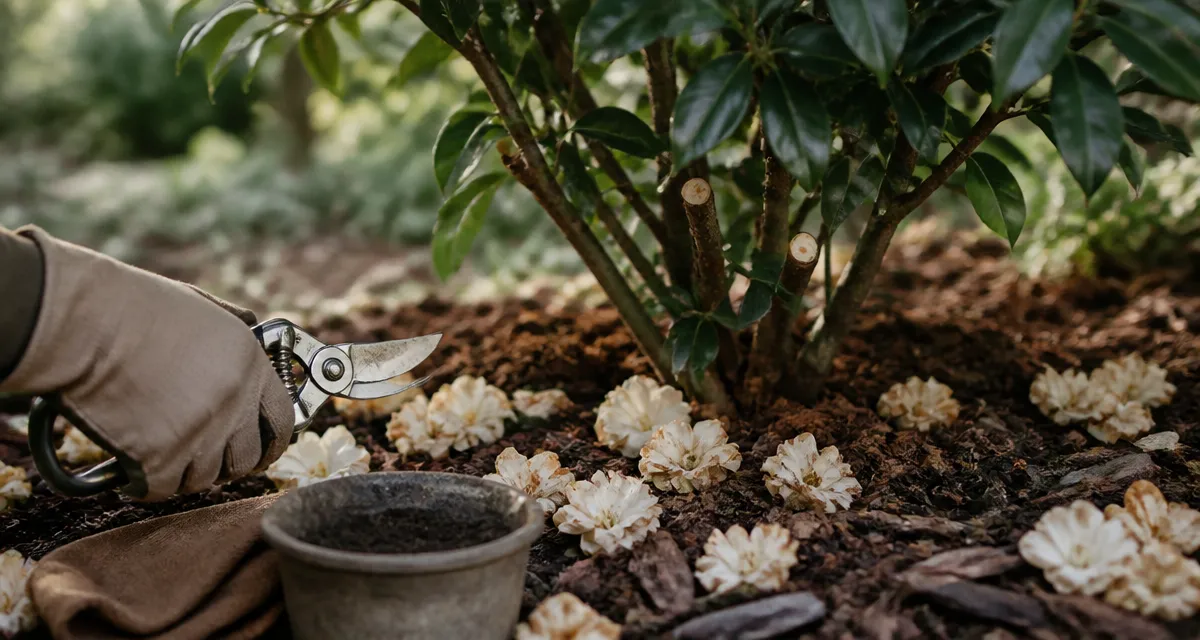 Quand tailler camelia : taille au sécateur pour préserver la floraison