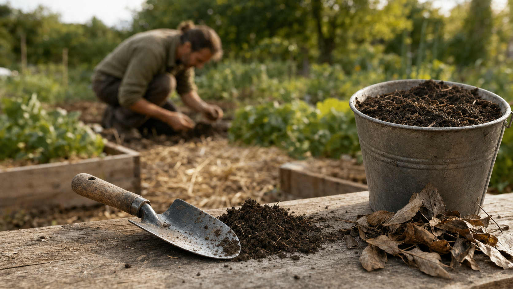 Améliorer la terre de son jardin : diagnostic du sol avec compost et paillage