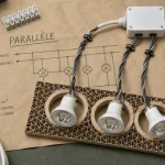 Branchement spot en parallèle GU10 12V 24V 230V