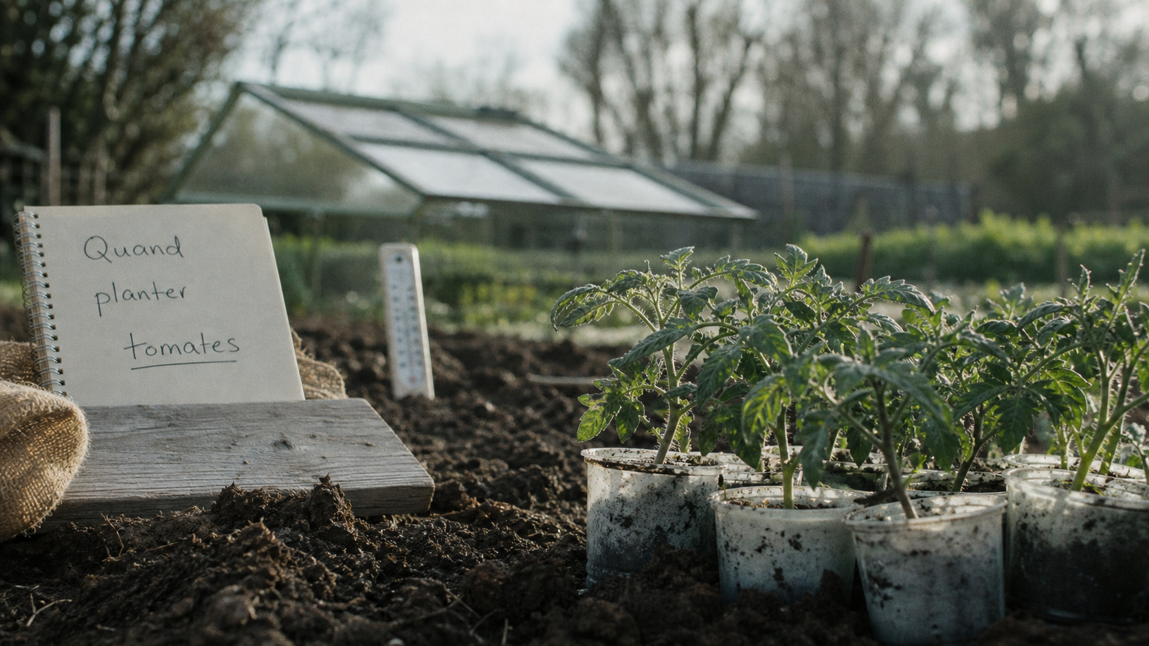 Quand planter ses tomates : plants en terre quand le sol atteint 15°C