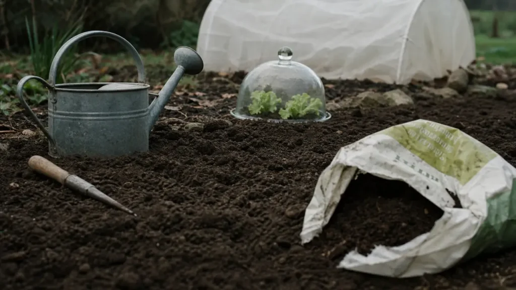 Mars au potager : que planter dehors et que protéger sous abri