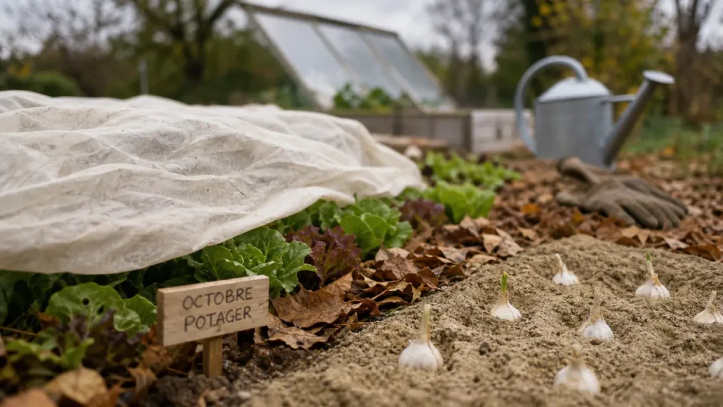 Ail, mâche, fèves : que planter en octobre au potager selon votre climat ?