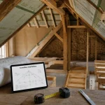Aménager des combles : charpente, isolation et hauteur 1,80 m, pente 30°