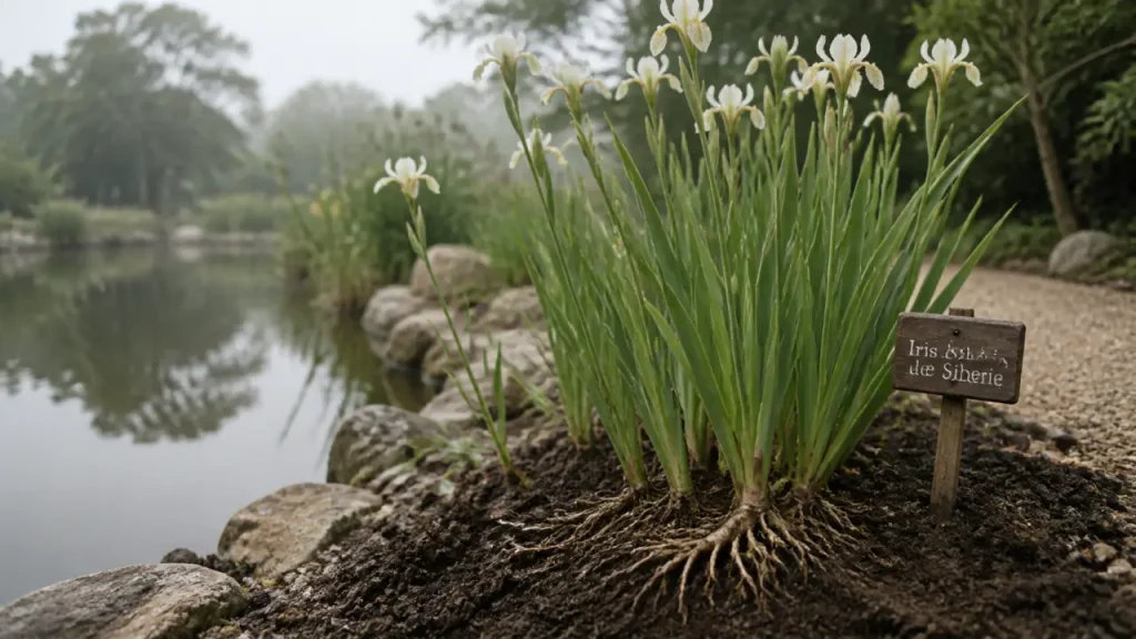 Iris sibirica : l’erreur à éviter avec cette vivace de sol humide en hiver