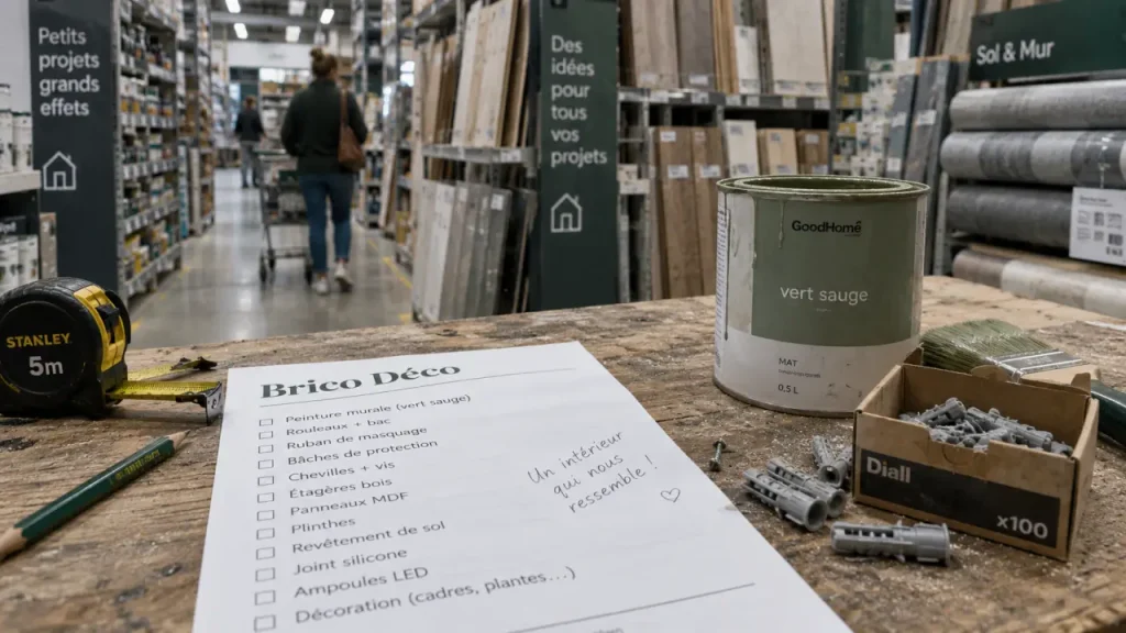 Brico déco : trouvez le bon rayon et achetez plus vite pour vos travaux