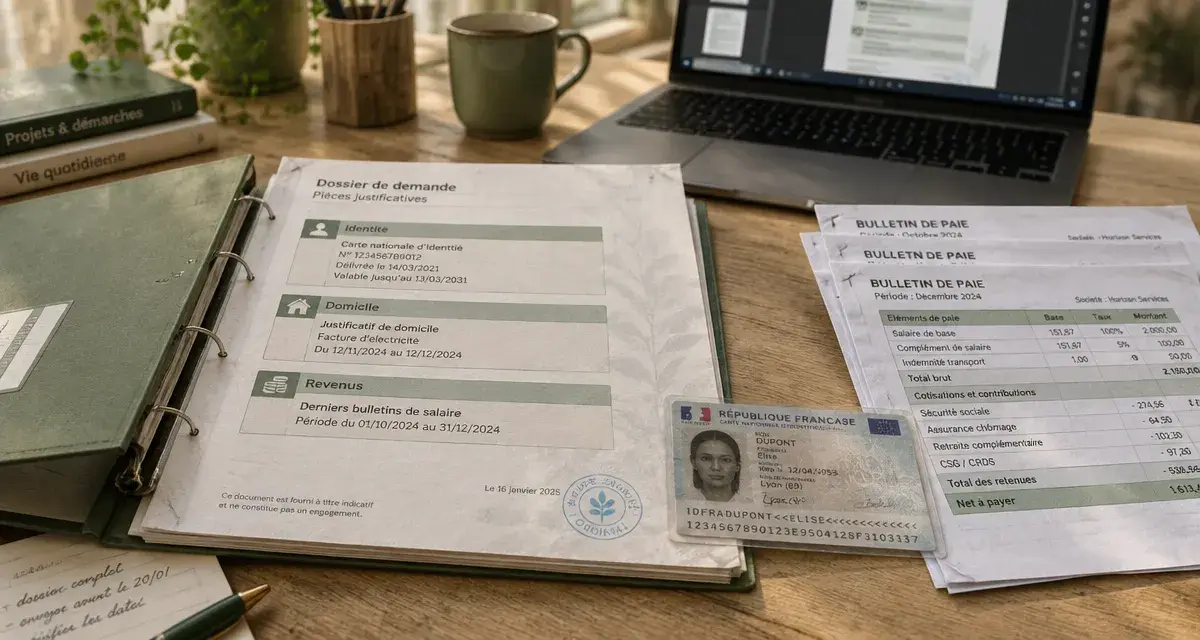 Dossier pour location appartement : pièces autorisées, documents interdits, précautions